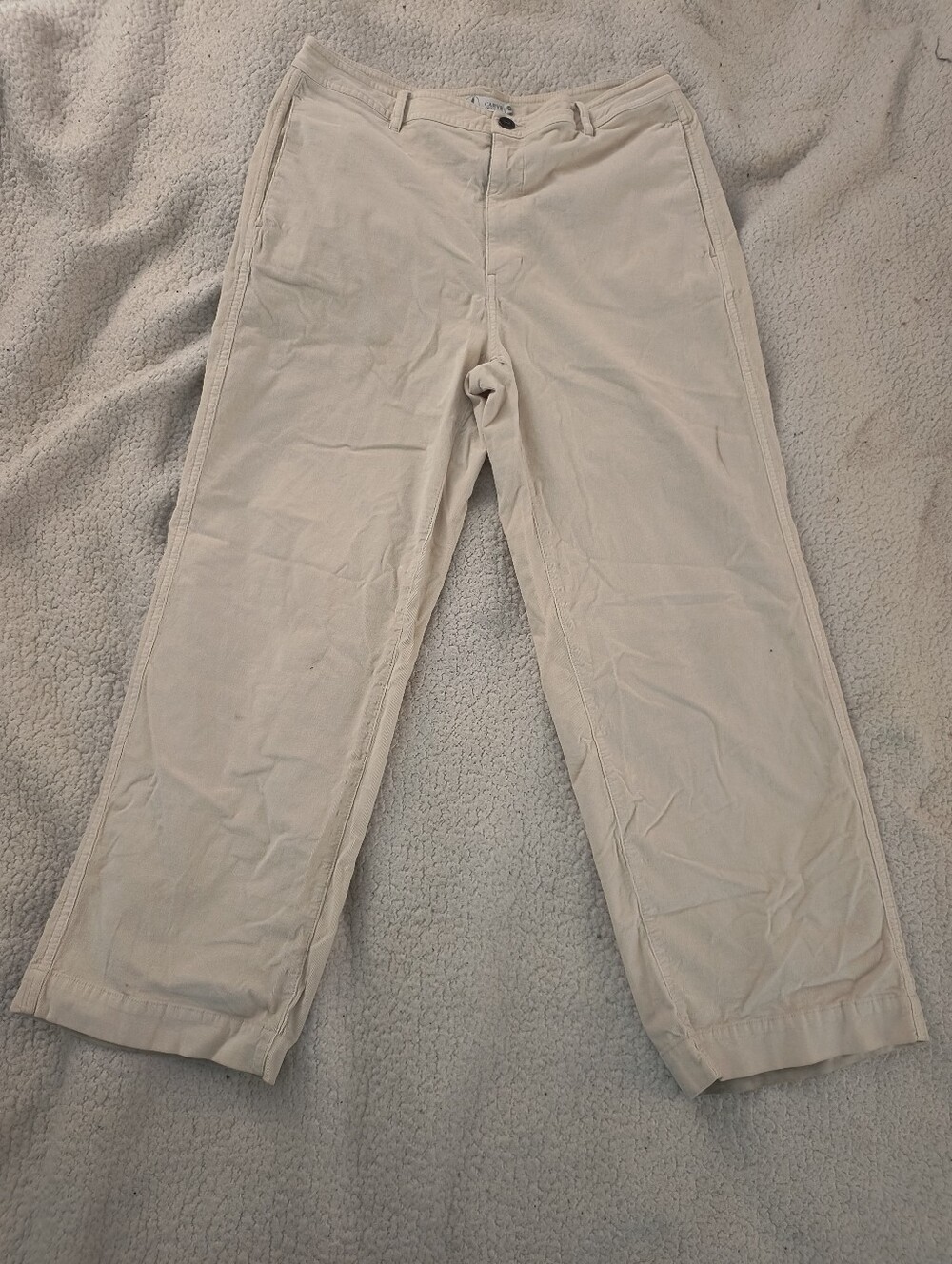 Carve Designs Men's Chinos in Light Beige